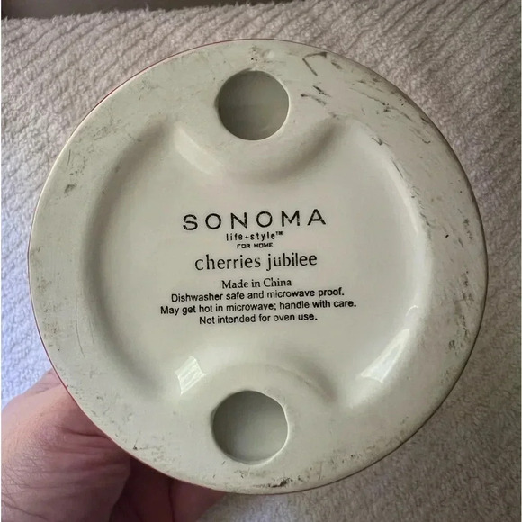 Sonoma Dish Cherries Jubilee‎ Cherry Pattern - Picture 4 of 4